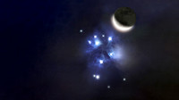 Moon Meets Pleiades