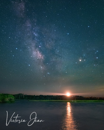 Assateague Lighthouse, Virginia Milky Way