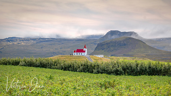 Ingjaldshólskirkja Church on the Snæfellsnes Peninsula