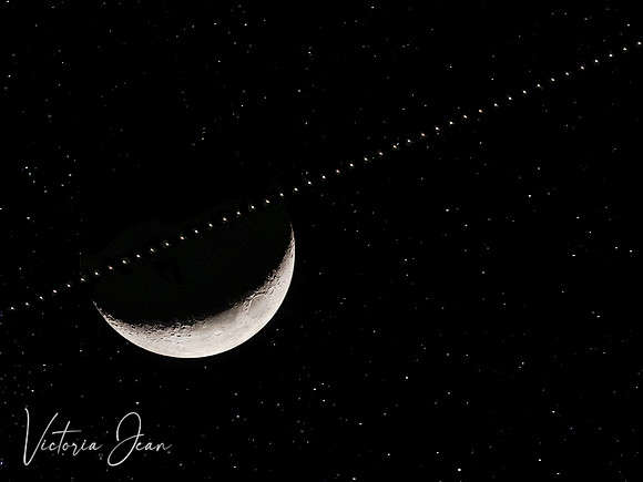 ISS Lunar Transit