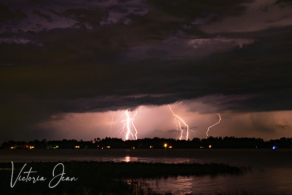 Lightning on Santa Fe