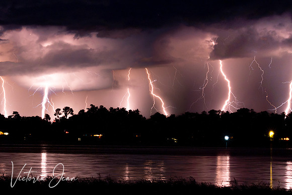 Lightning on Santa Fe