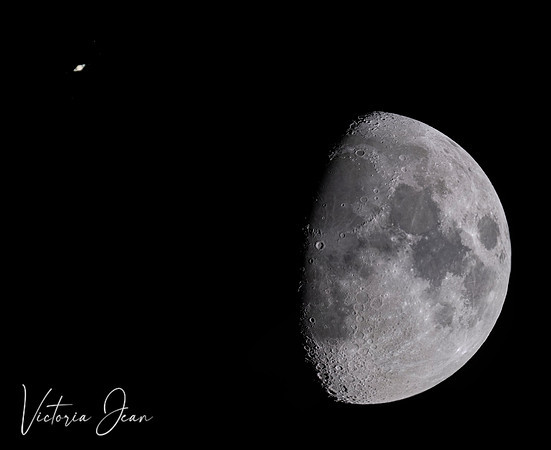 Saturn and Moon