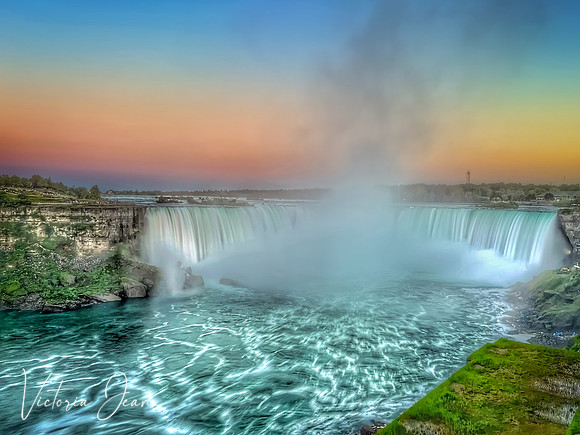 Sunset Over Niagara Falls