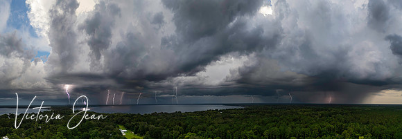 Birds Eye View of Melrose Storm